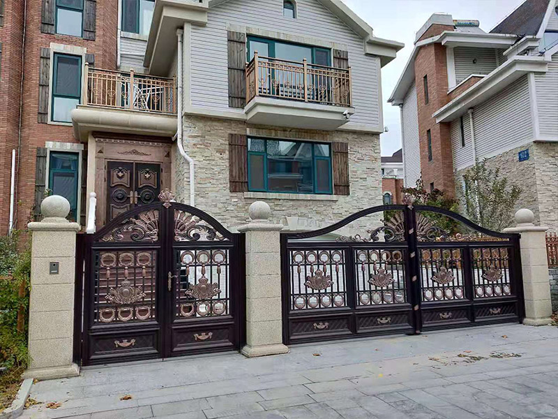別墅鋁藝大門的廣泛應用